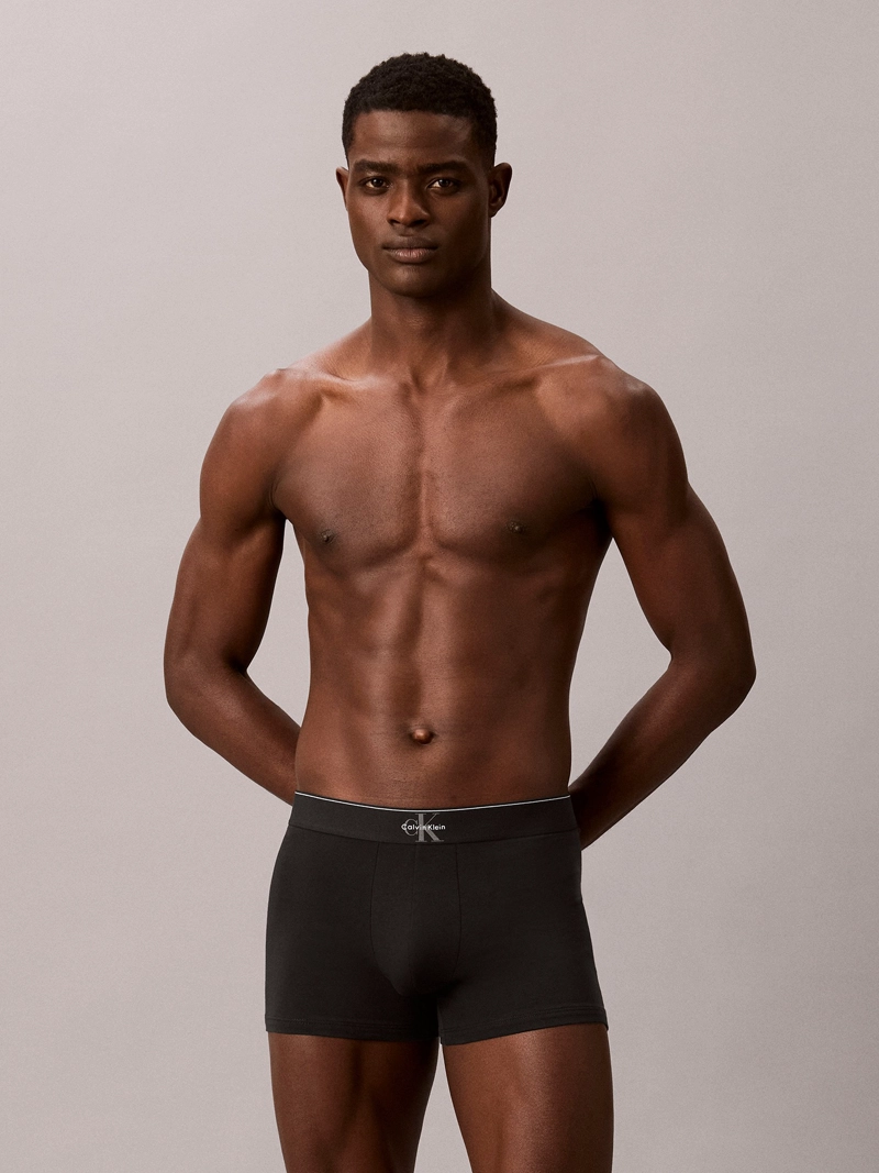PACK DE 3 BOXERS TRUNK GRAPHIC MONOGRAM COTTON STRETCH - 2