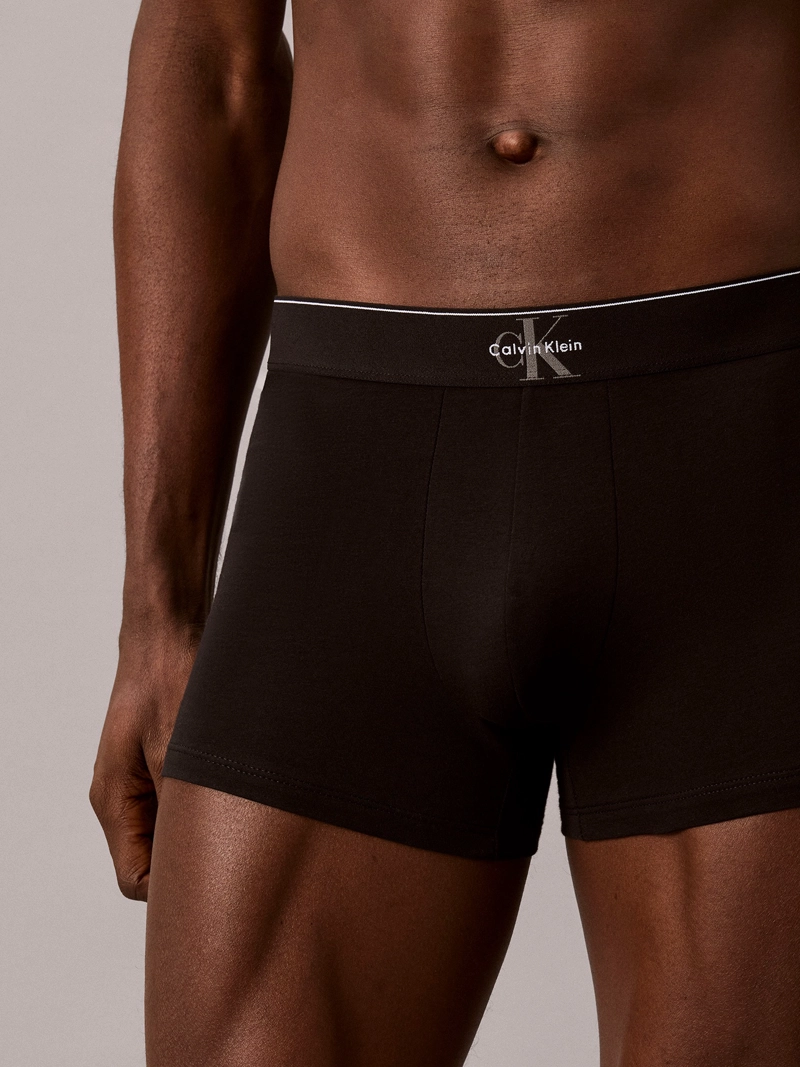 PACK DE 3 BOXERS TRUNK GRAPHIC MONOGRAM COTTON STRETCH - 5
