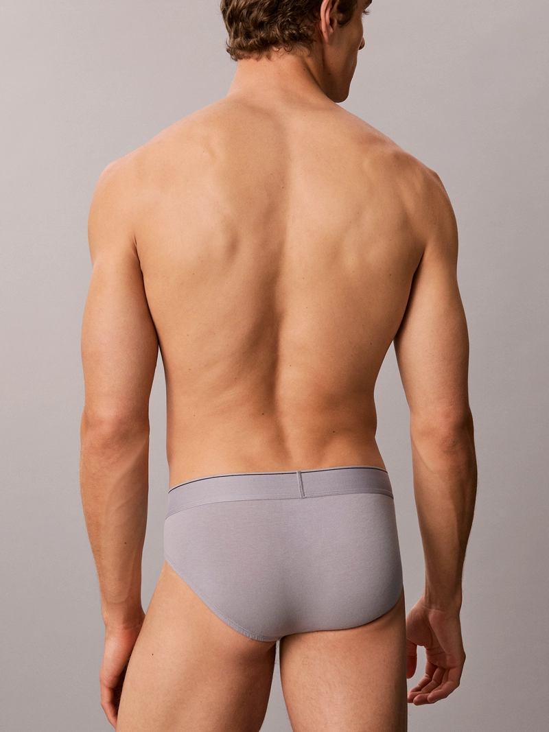PACK DE 3 SLIPS GRAPHIC MONOGRAM COTTON STRETCH - 4