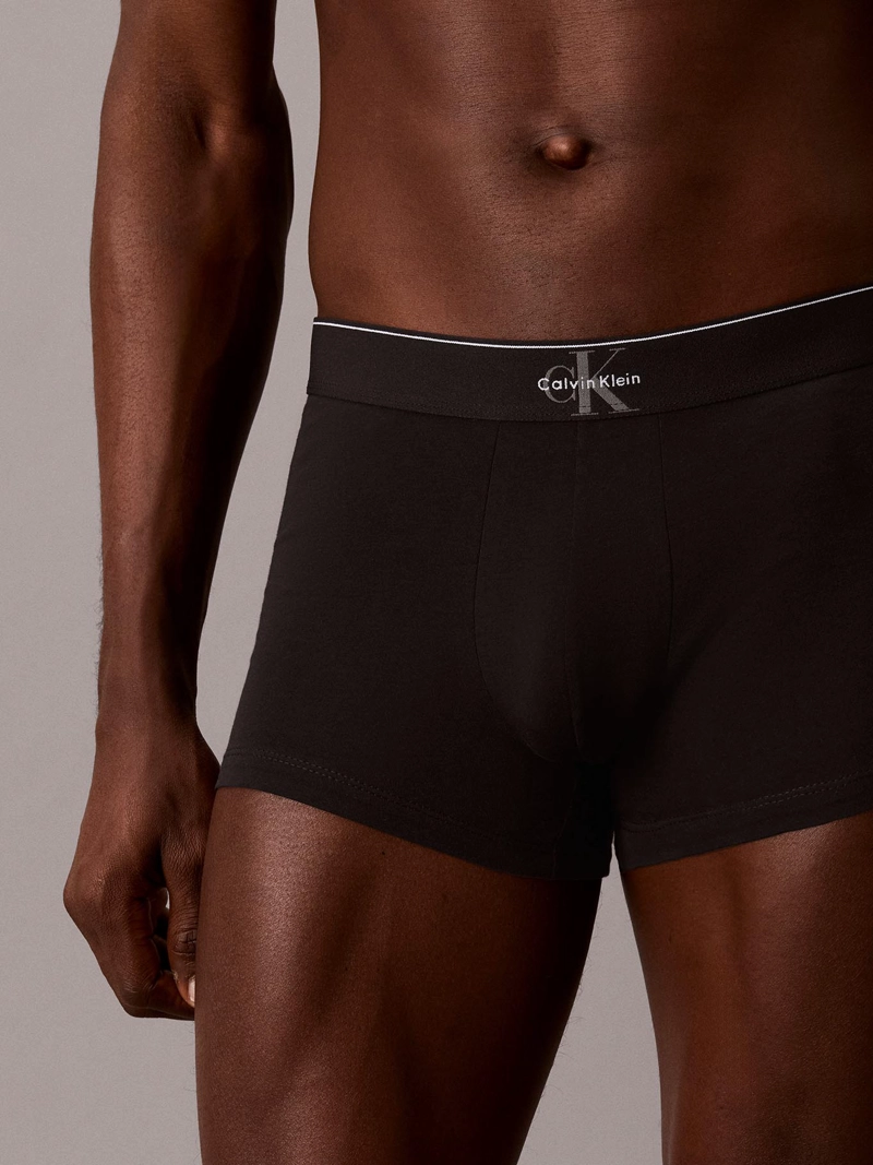 PACK DE 3 BOXERS TRUNK GRAPHIC MONOGRAM COTTON STRETCH - 6
