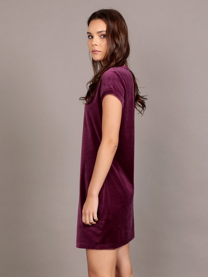 VESTIDO MINI DE TERCIOPELO - 4