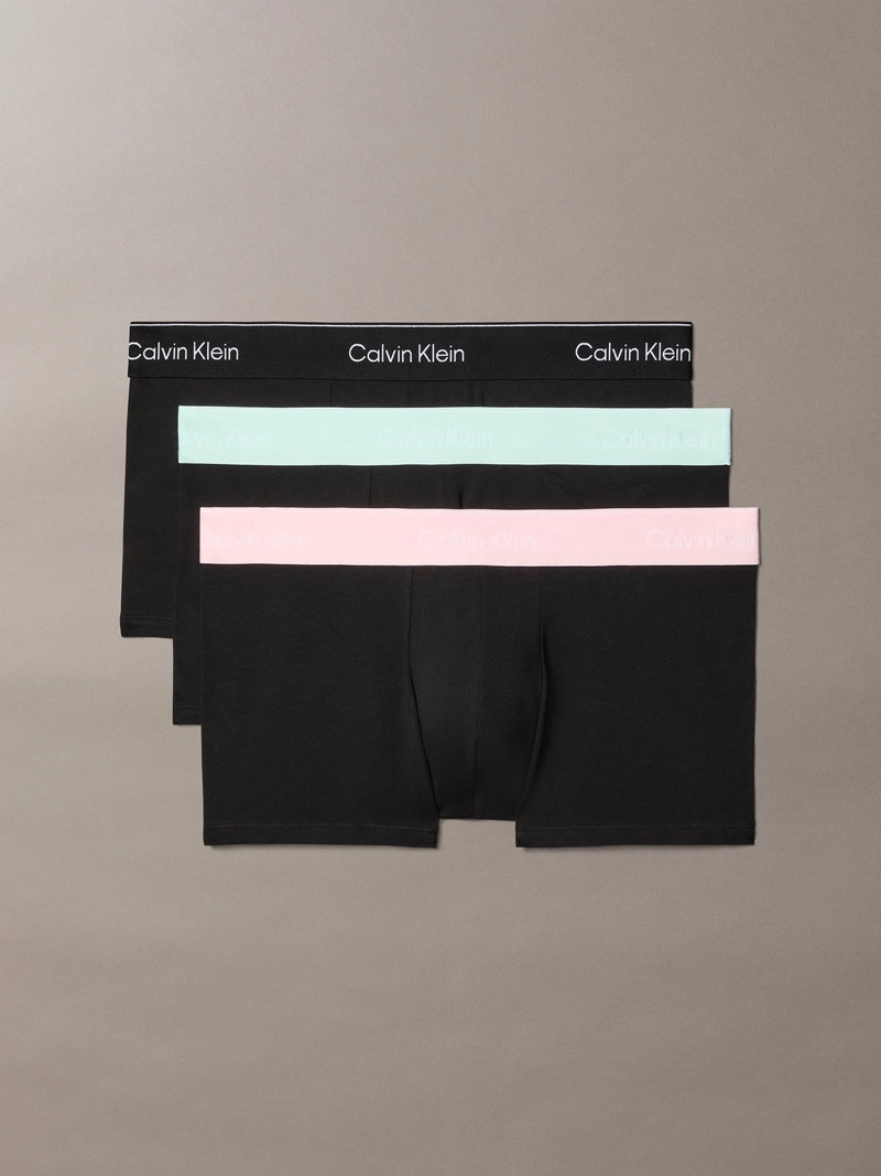 PACK DE 3 BOXERS LOW RISE TRUNK ICON COTTON STRETCH - 1