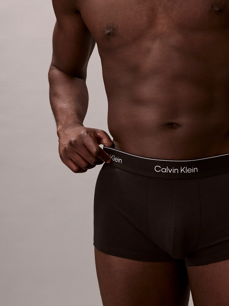 PACK DE 3 BOXERS LOW RISE TRUNK ICON COTTON STRETCH - 6