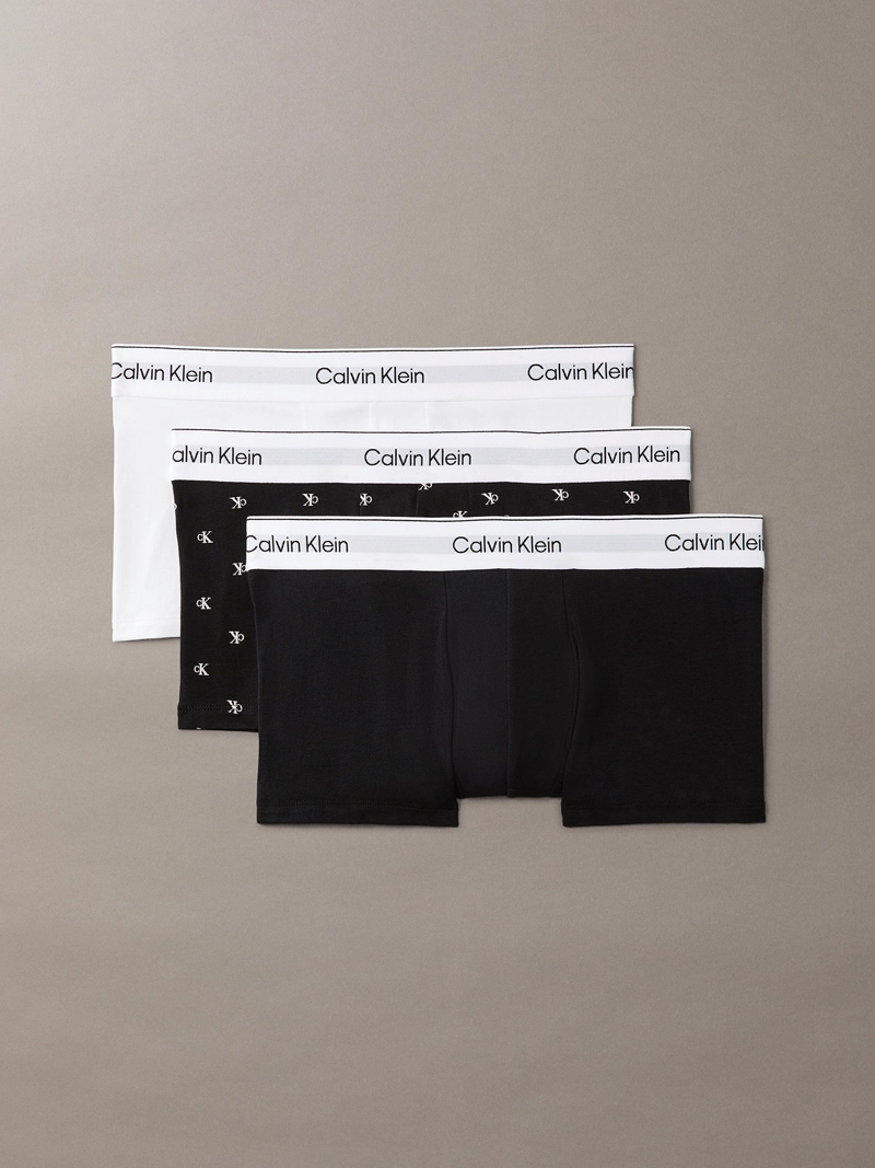 PACK DE 3 BOXERS LOW RISE TRUNK ICON COTTON STRETCH - 1