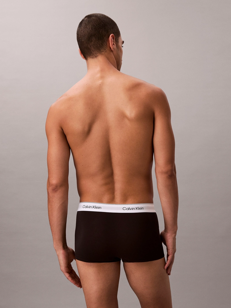 PACK DE 3 BOXERS LOW RISE TRUNK ICON COTTON STRETCH - 4