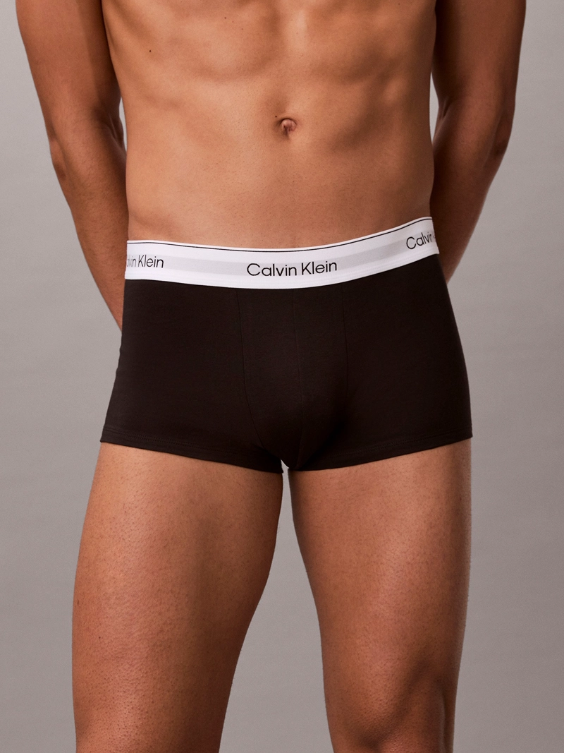 PACK DE 3 BOXERS LOW RISE TRUNK ICON COTTON STRETCH - 6