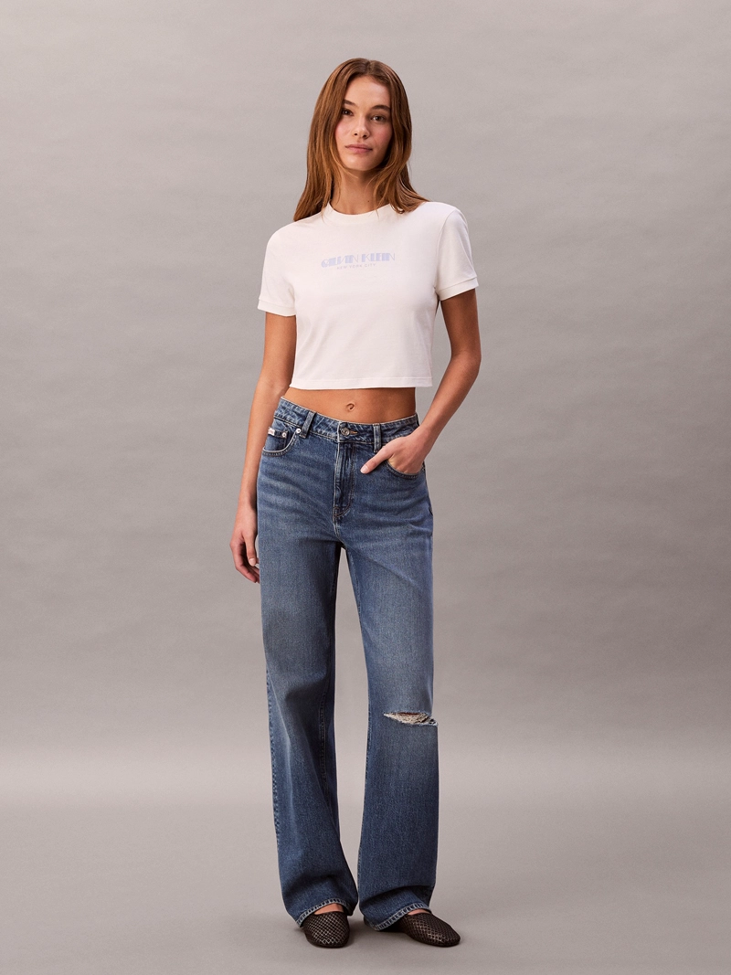 POLERA CROPPED CON LOGO - 2