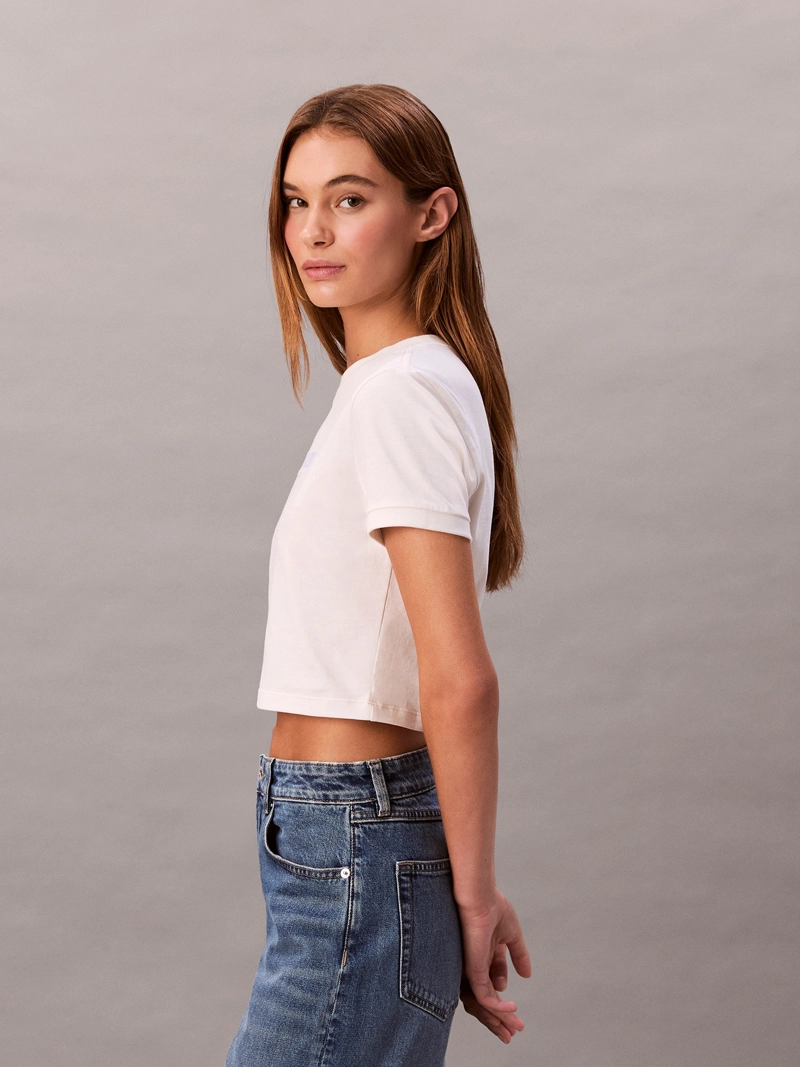 POLERA CROPPED CON LOGO - 4