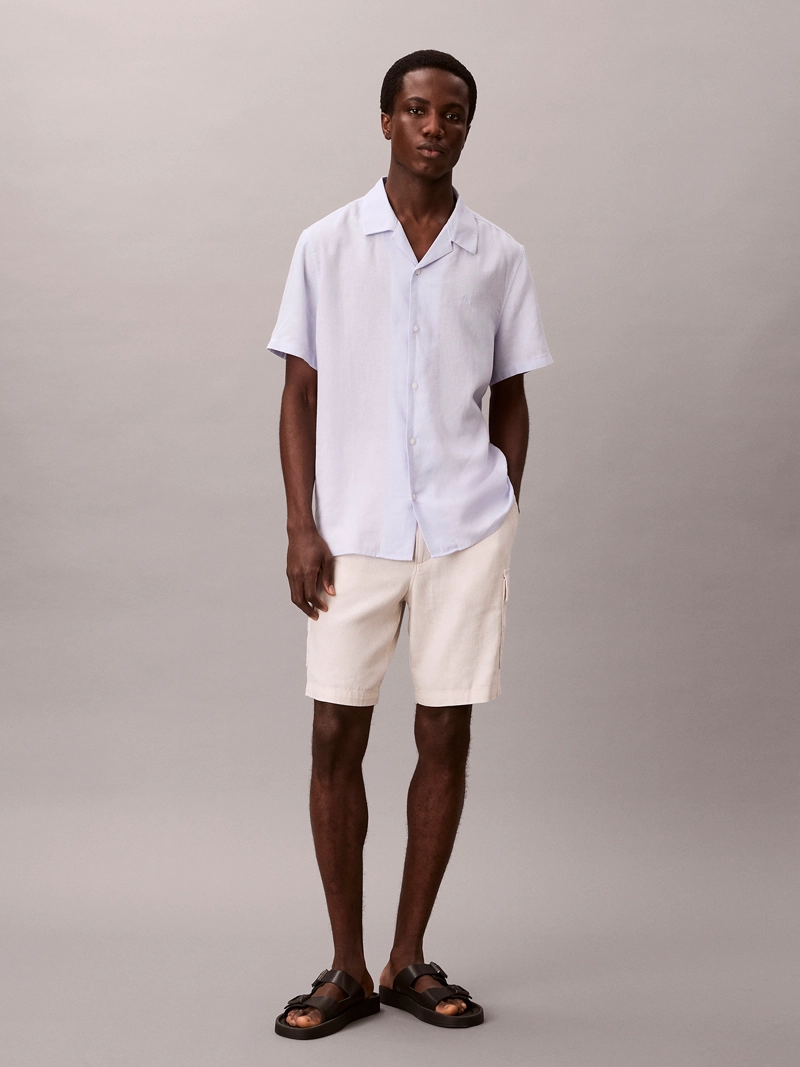 SHORTS CARGO DE LINO - 1