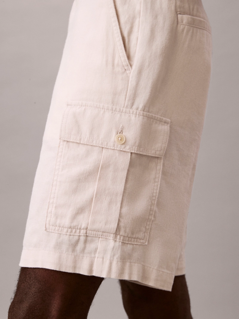 SHORTS CARGO DE LINO - 5