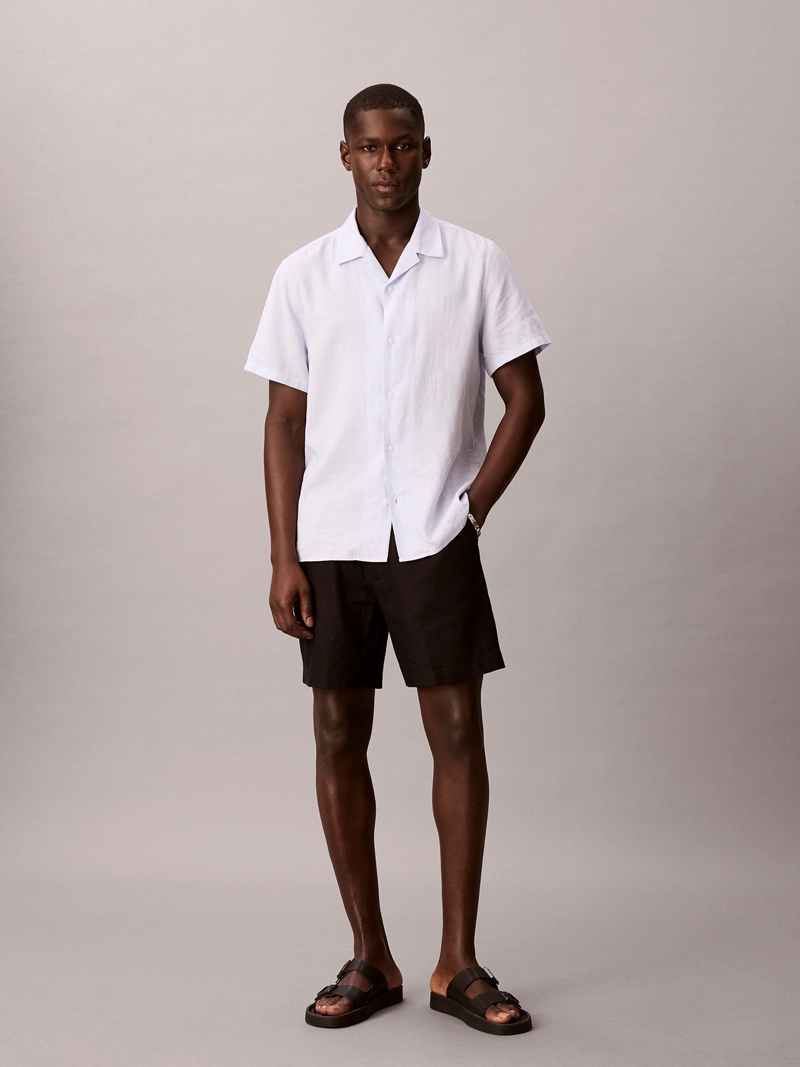 SHORT RECTO PULL-ON DE LINO - 1