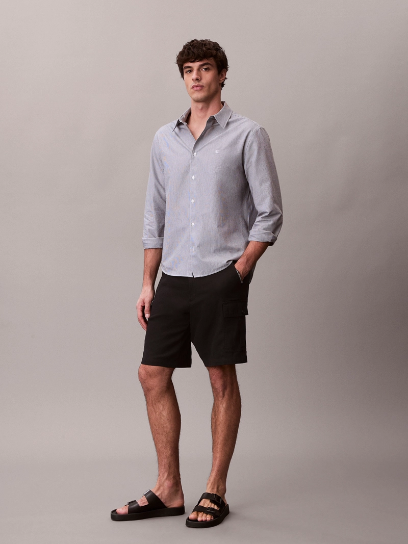 SHORTS CARGO DE LINO - 1