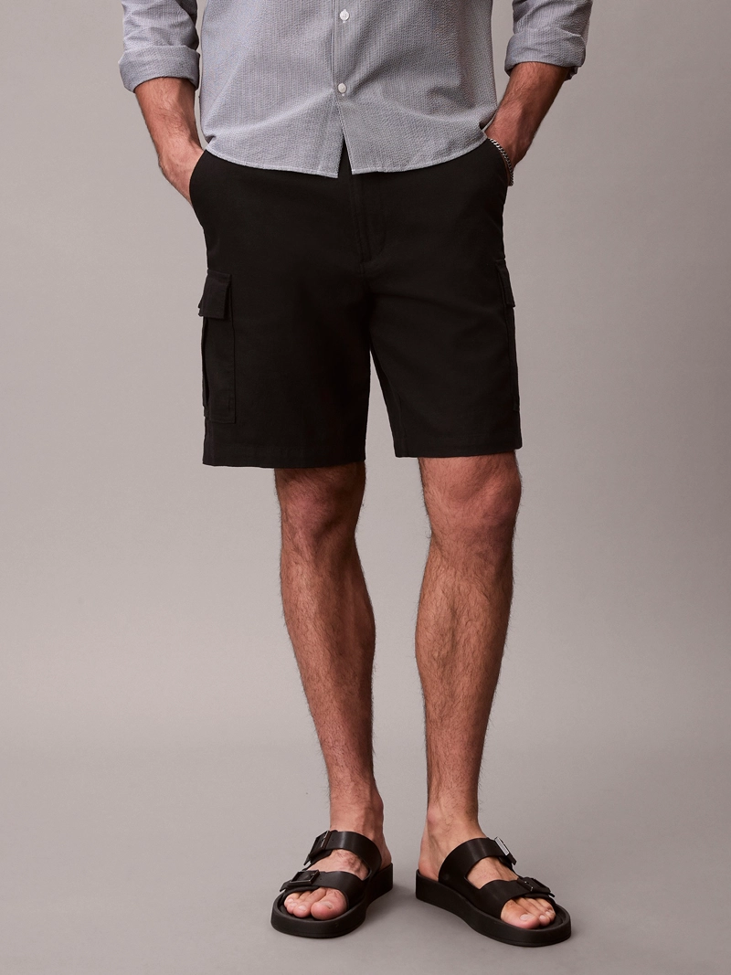 SHORTS CARGO DE LINO - 2