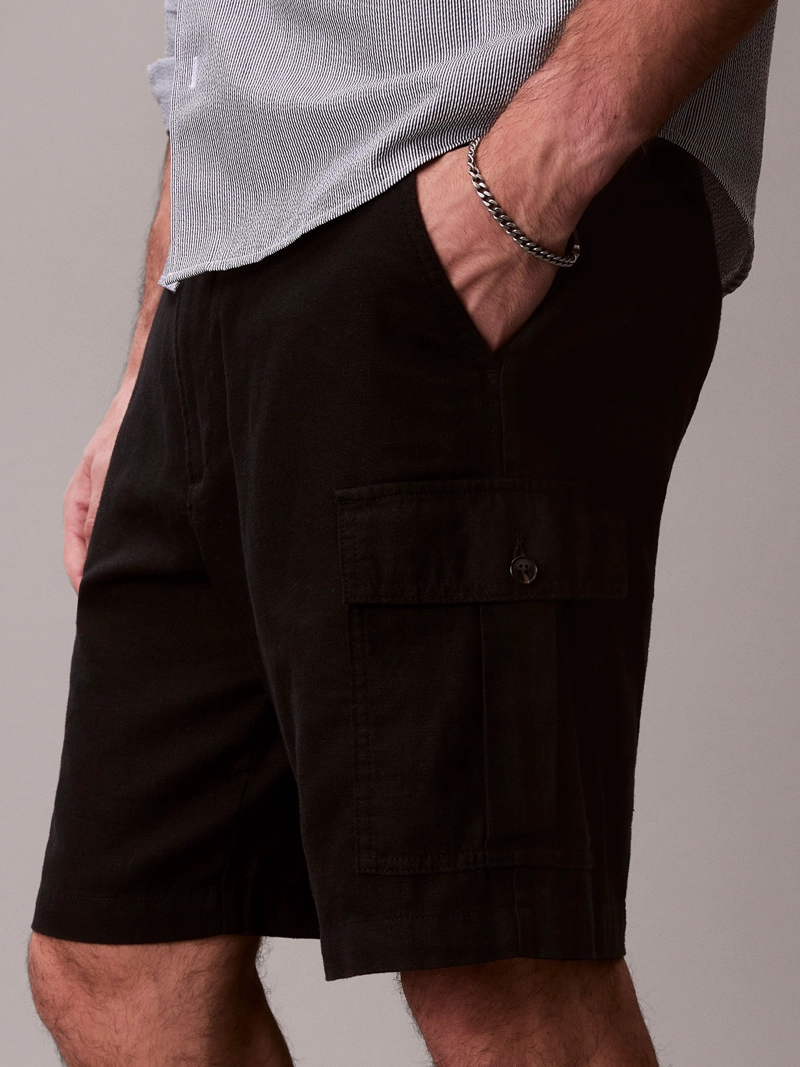 SHORTS CARGO DE LINO - 5