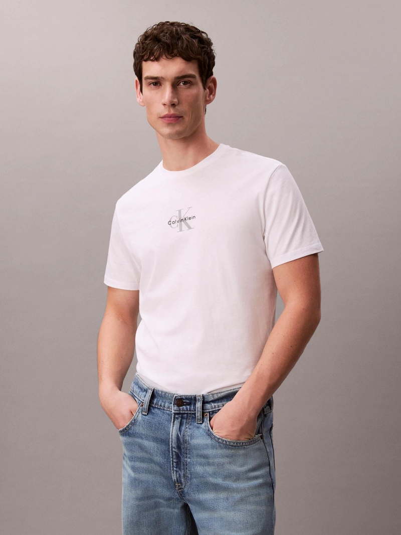 POLERA CON GRAFICO ESTAMPADO MICRO MONOLOGO - 1