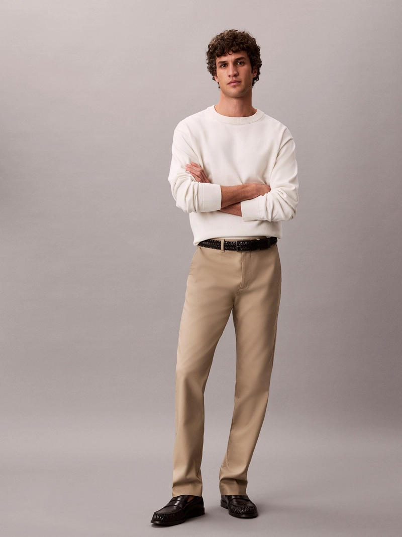 PANTALON SLIM DE STRETCH MODERNO - 1