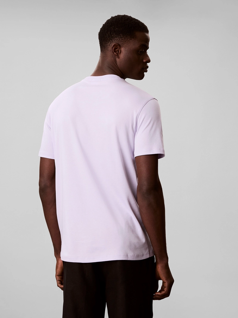 POLERA DE ALGODON SUPIMA CON LOGO BORDADO - 3