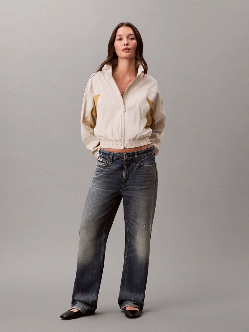 CHAQUETA CORTAVIENTO CROP COLORBLOCK - 2