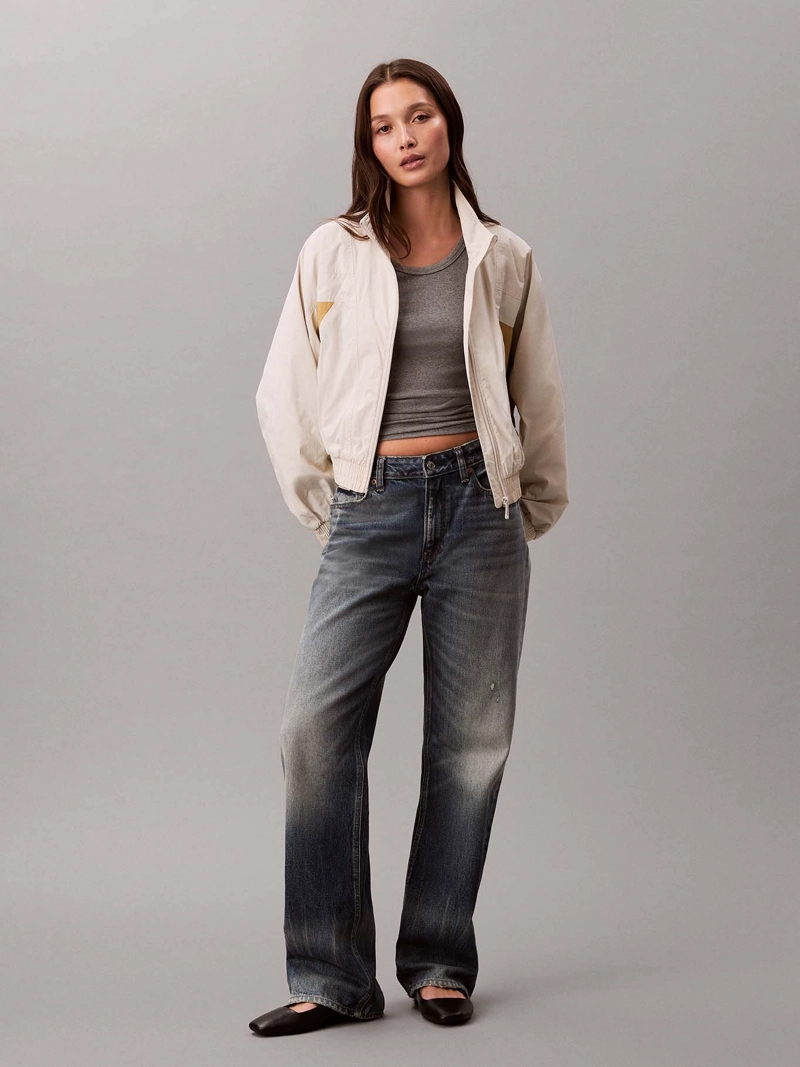 CHAQUETA CORTAVIENTO CROP COLORBLOCK - 4