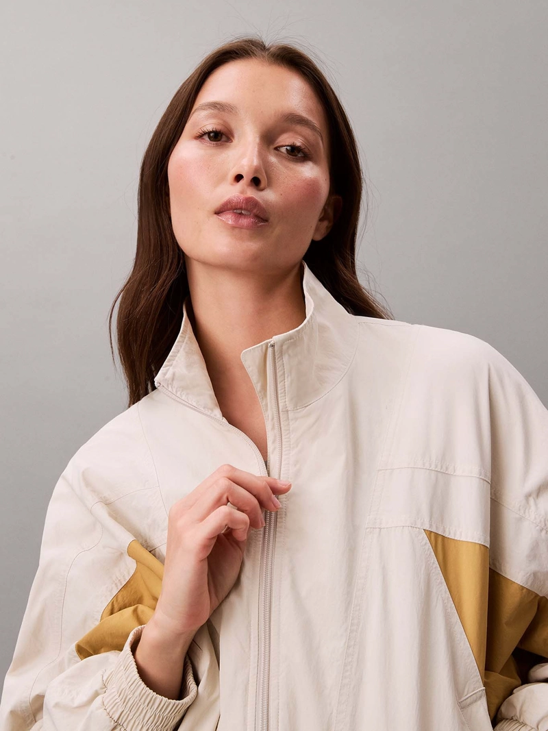 CHAQUETA CORTAVIENTO CROP COLORBLOCK - 5