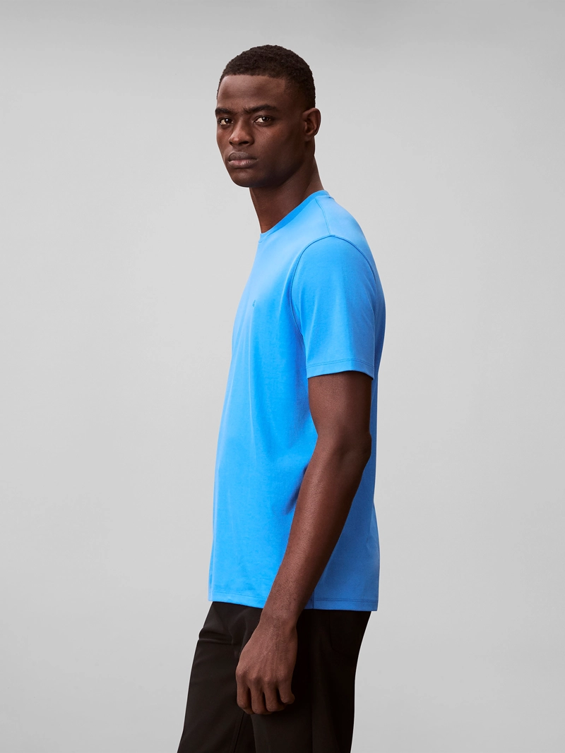 POLERA DE ALGODON SUPIMA CON LOGO BORDADO - 4