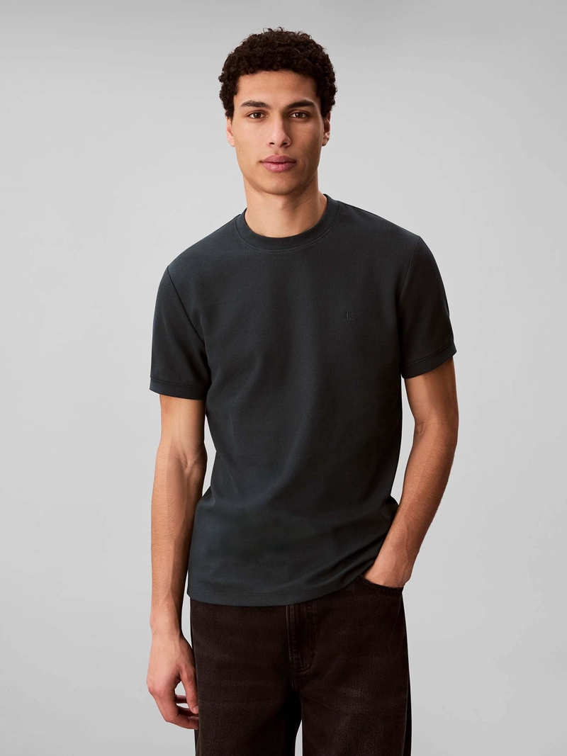 POLERA SLIM MICRO WAFFLE - 1
