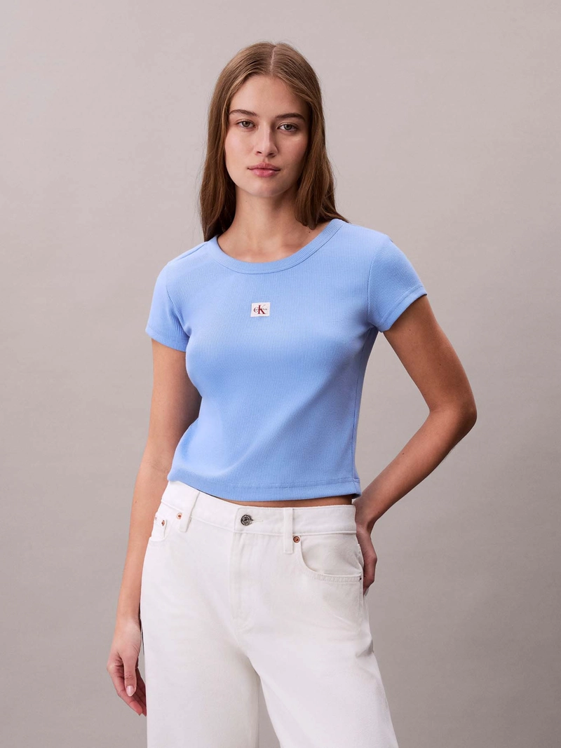 POLERA COTTON STRETCH RIB - 1