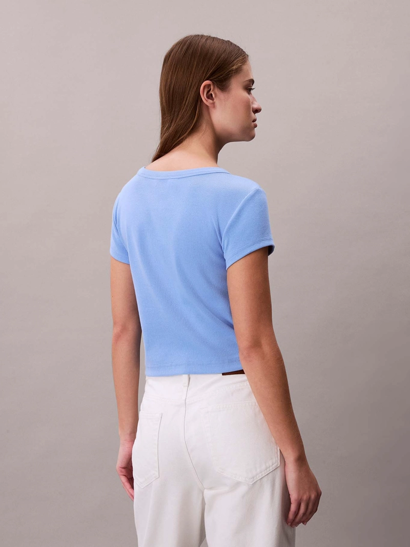 POLERA COTTON STRETCH RIB - 3