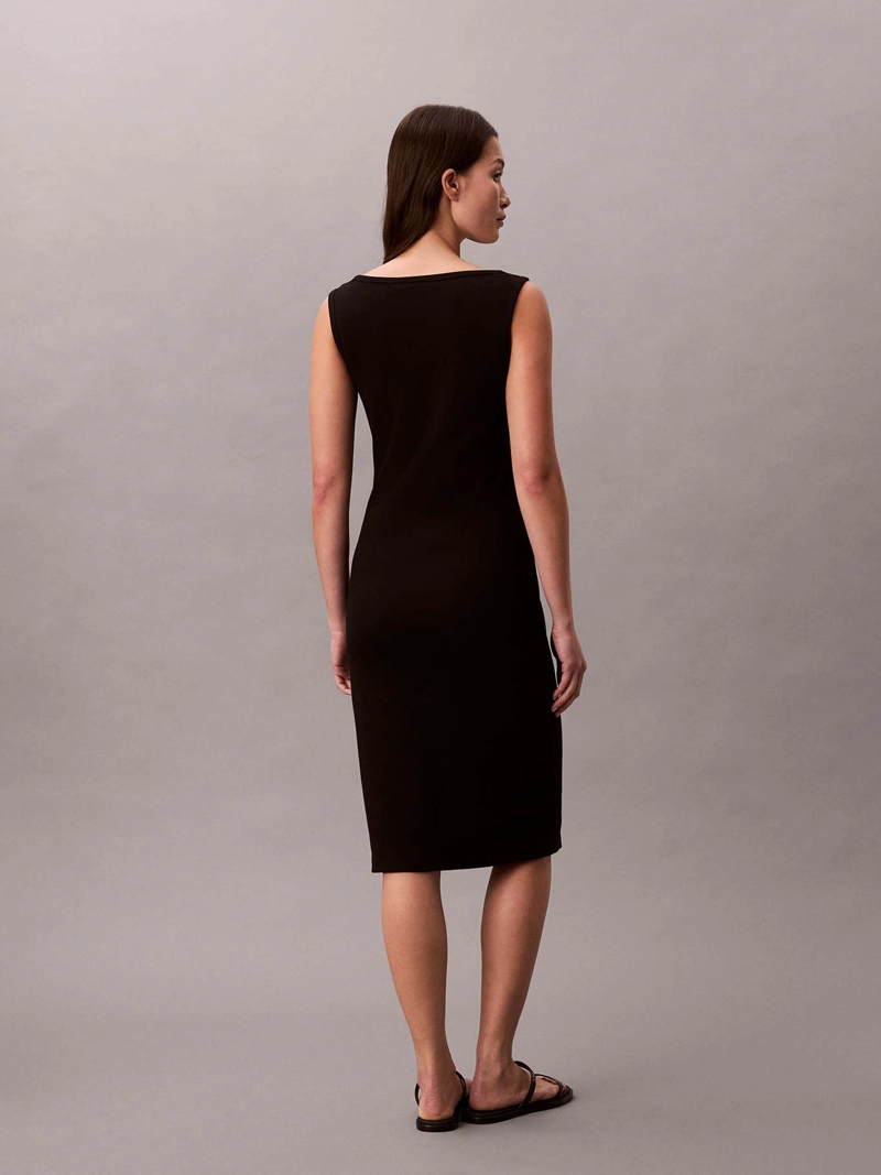 VESTIDO DE PUNTO CON TIRANTES - 2