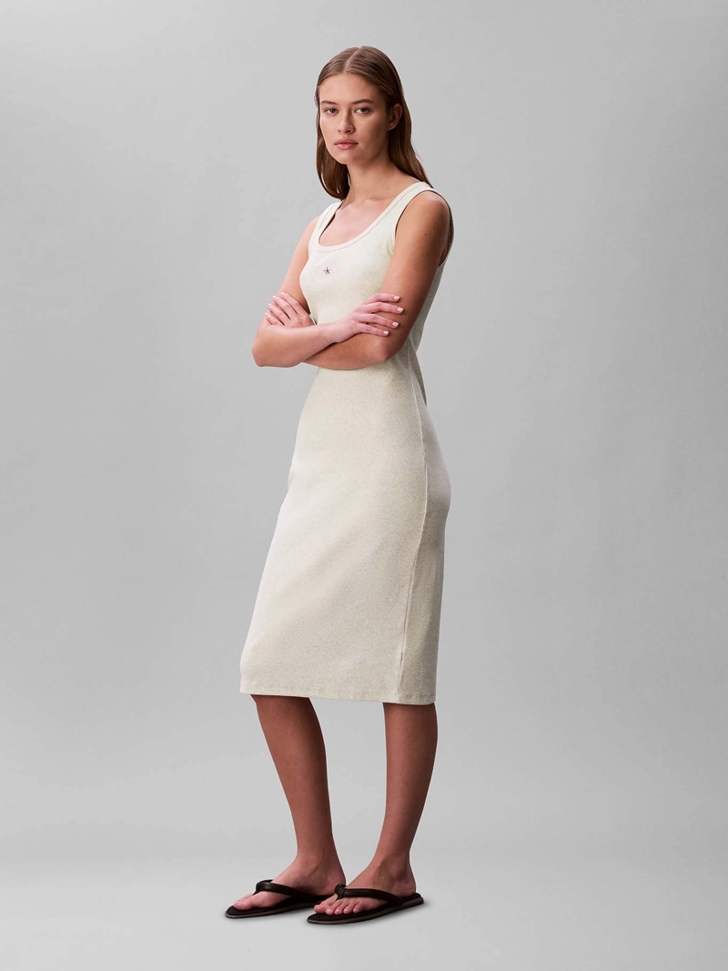 VESTIDO DE PUNTO CON TIRANTES - 3