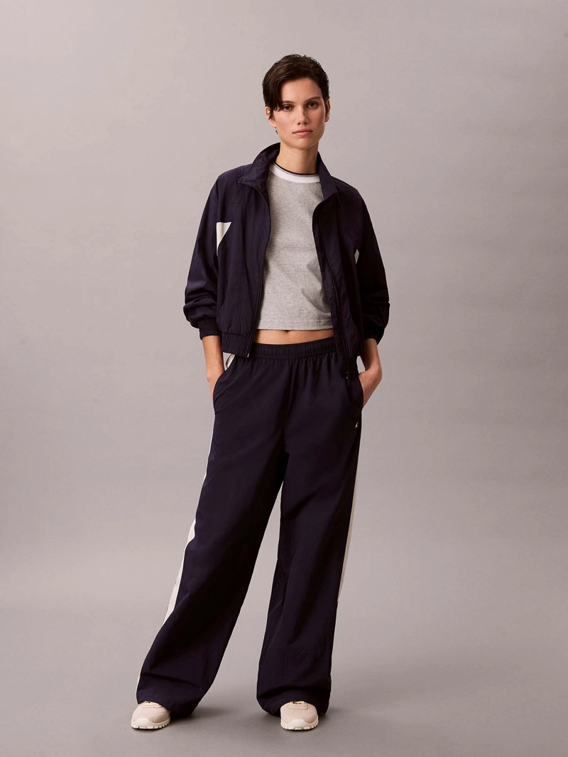 PANTALON RELAXED NYLON TRACK - 1