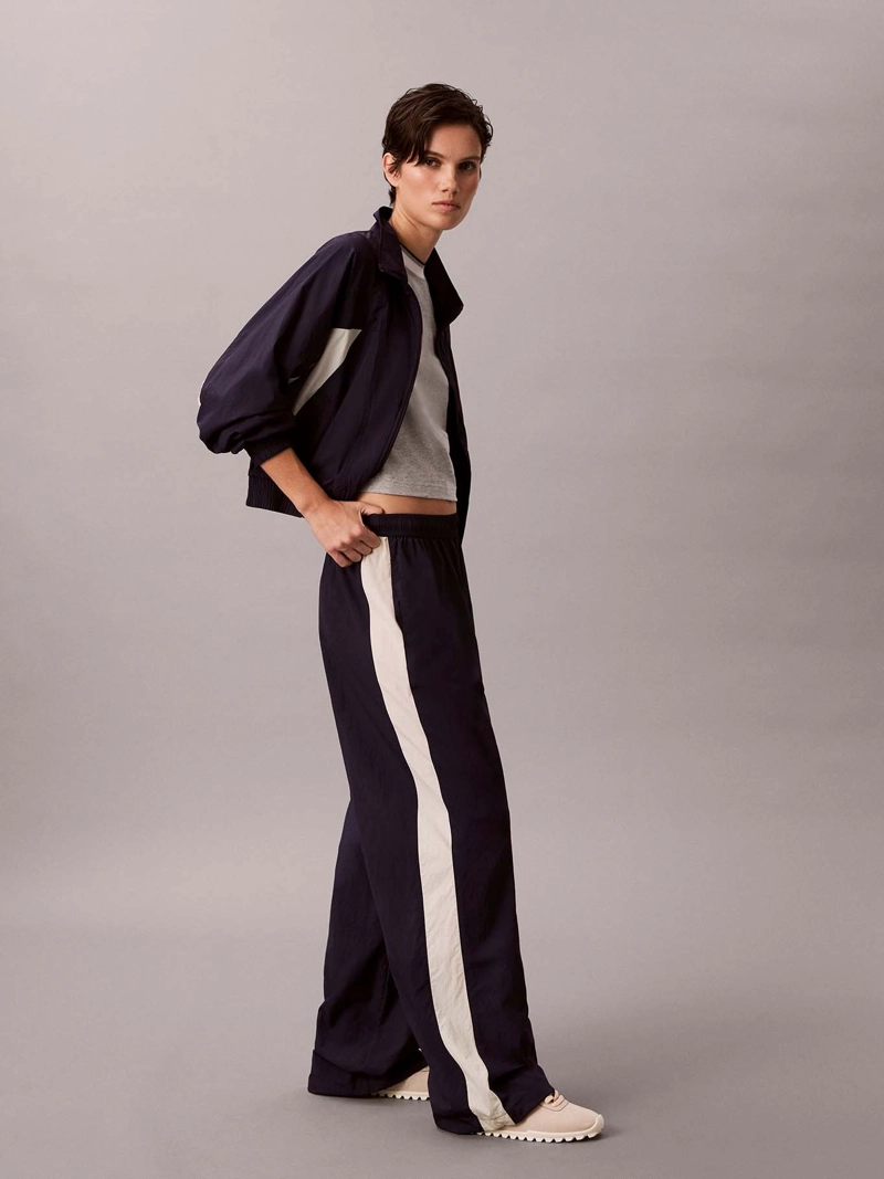 PANTALON RELAXED NYLON TRACK - 4
