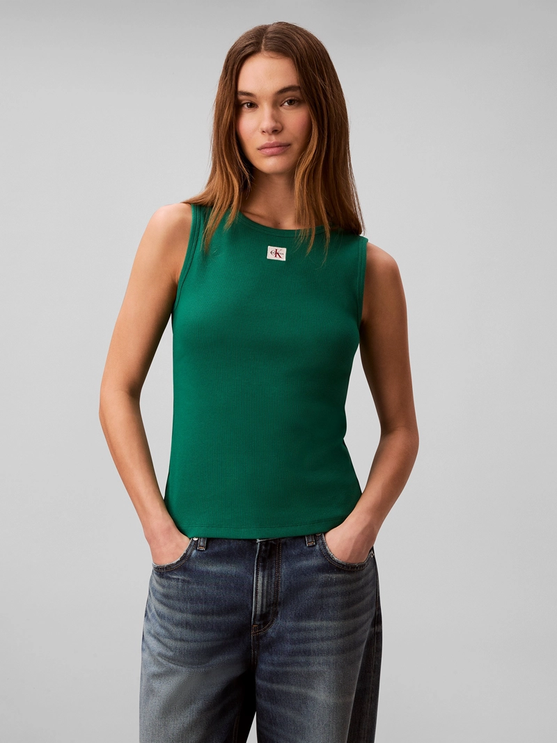 POLERA DE PUNTO SIN MANGAS - 1