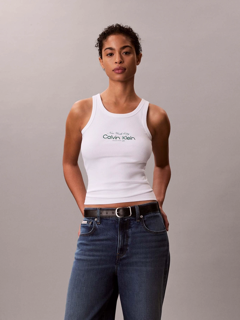 POLERA SIN MANGAS LOGO NYC - 1