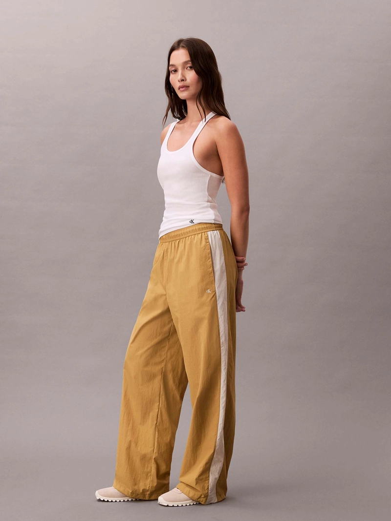 PANTALON RELAXED NYLON TRACK - 4