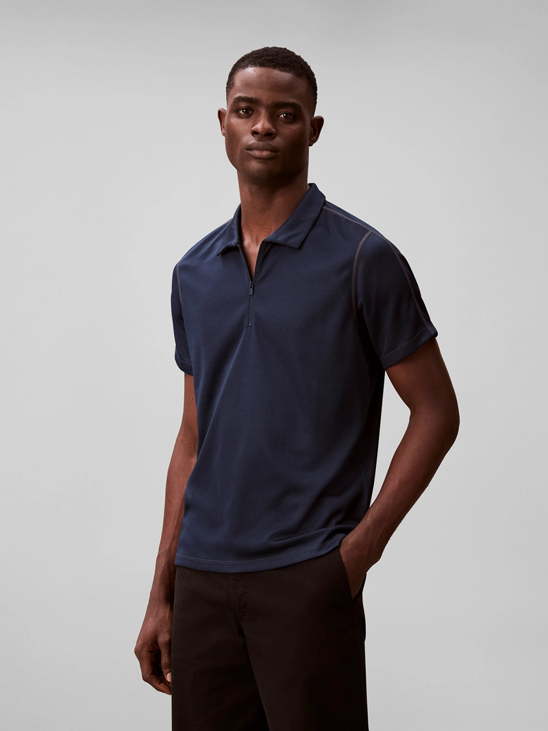 POLO SLIM STRETCH DE MALLA PIQUE - 1