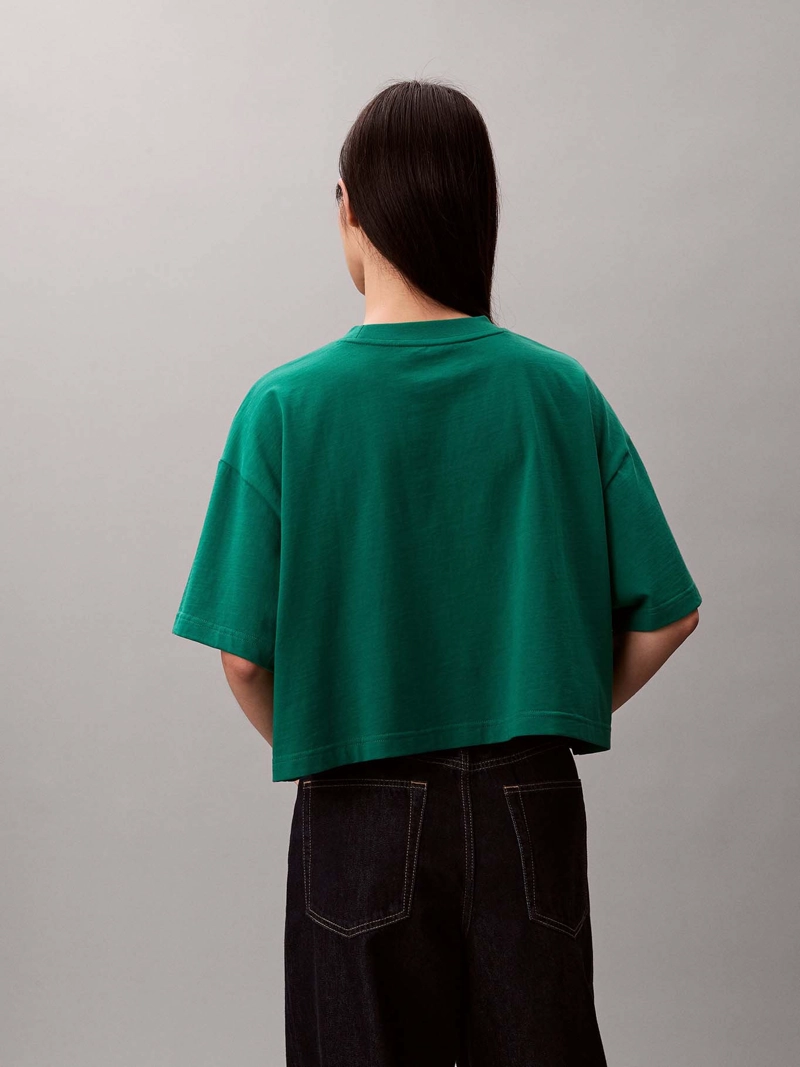 POLERA CROPPED BOXY CON LOGO - 3