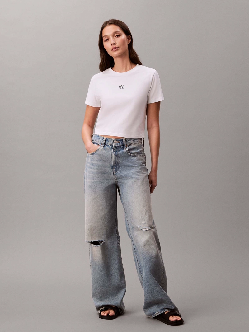 POLERA CROPPED CON LOGO - 2