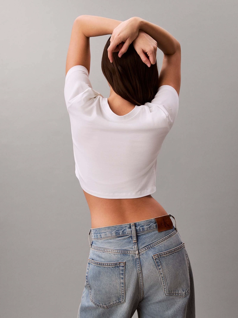 POLERA CROPPED CON LOGO - 3