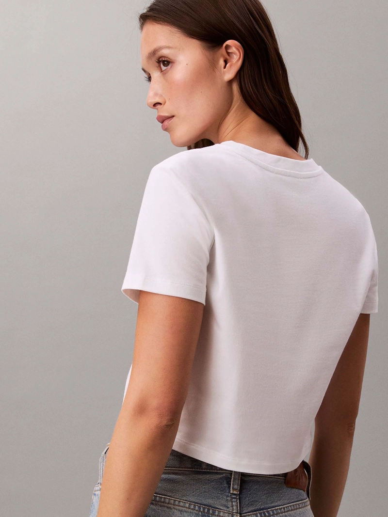 POLERA CROPPED CON LOGO - 5