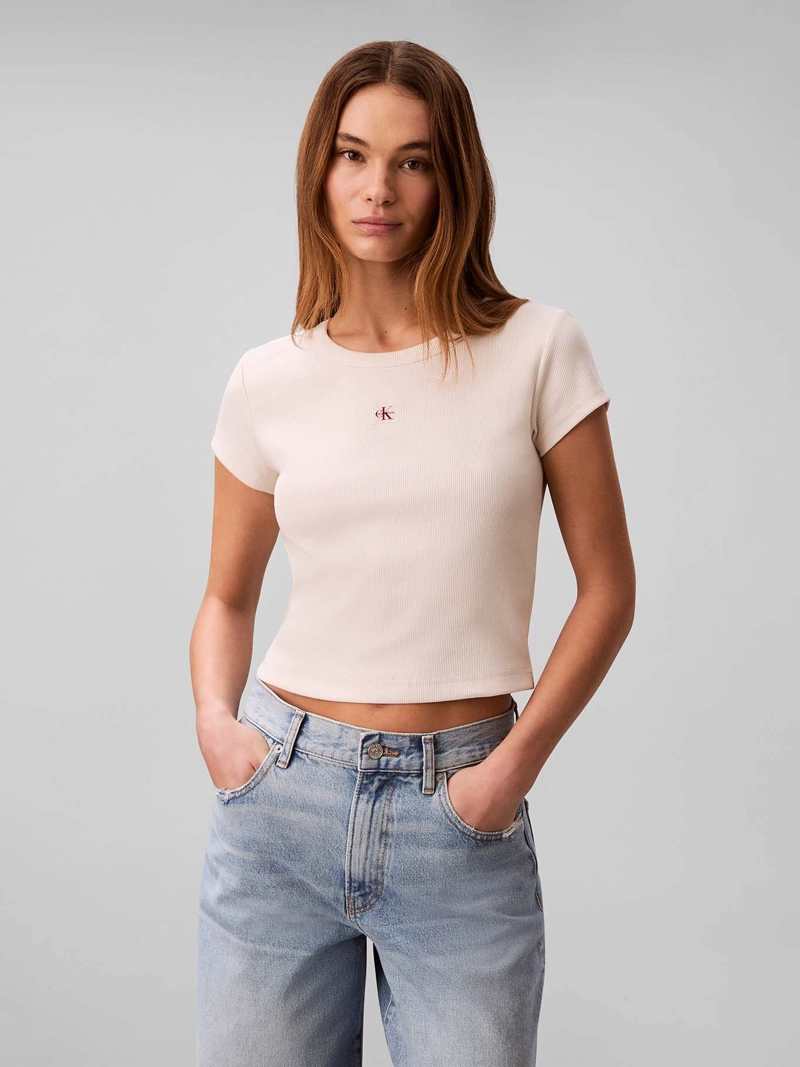 POLERA COTTON STRETCH RIB - 1