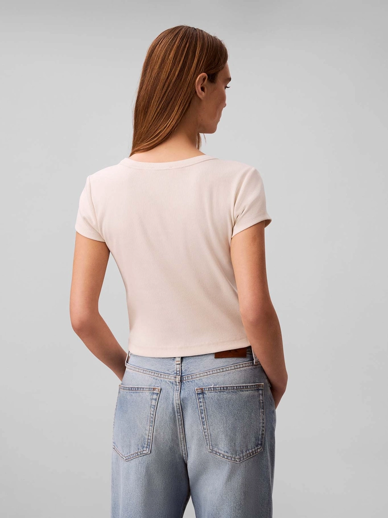 POLERA COTTON STRETCH RIB - 3