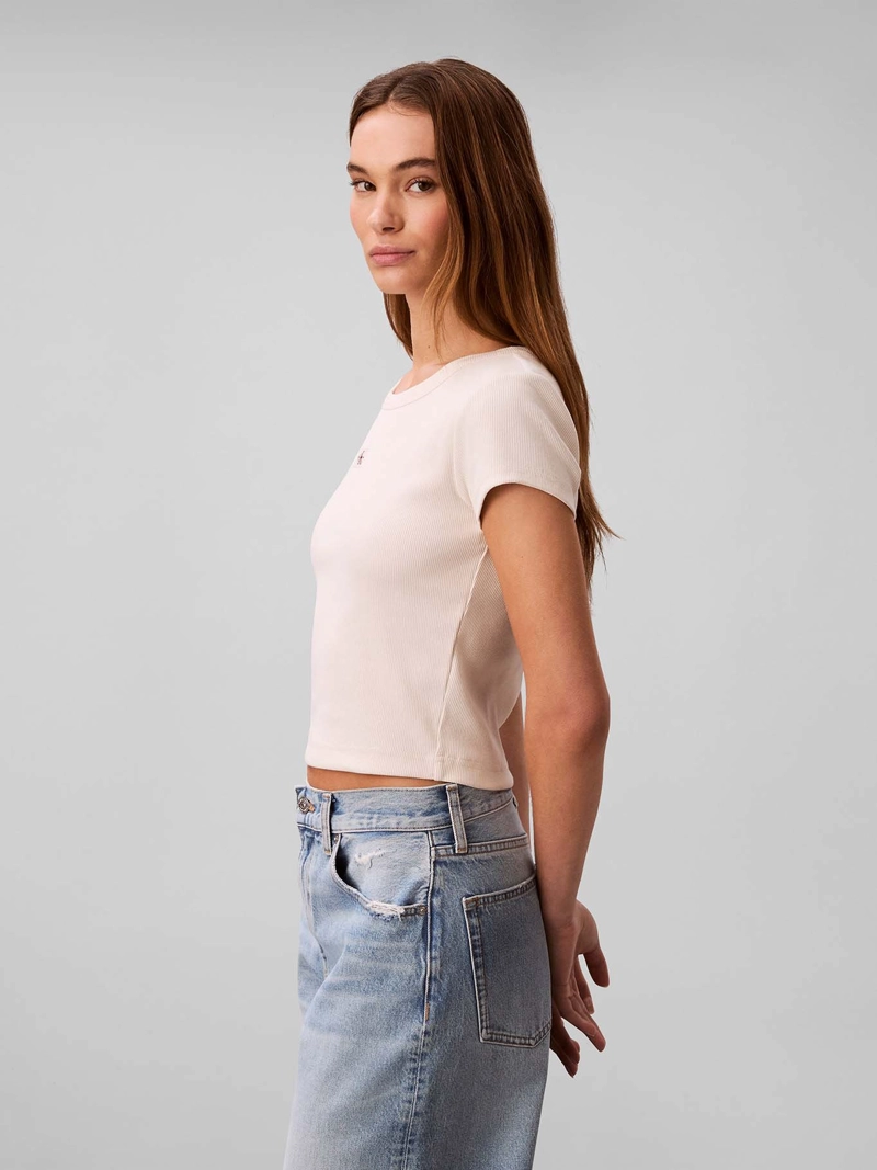 POLERA COTTON STRETCH RIB - 4