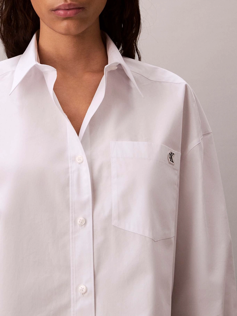 CAMISA CROPPED DE POPELINA - 6