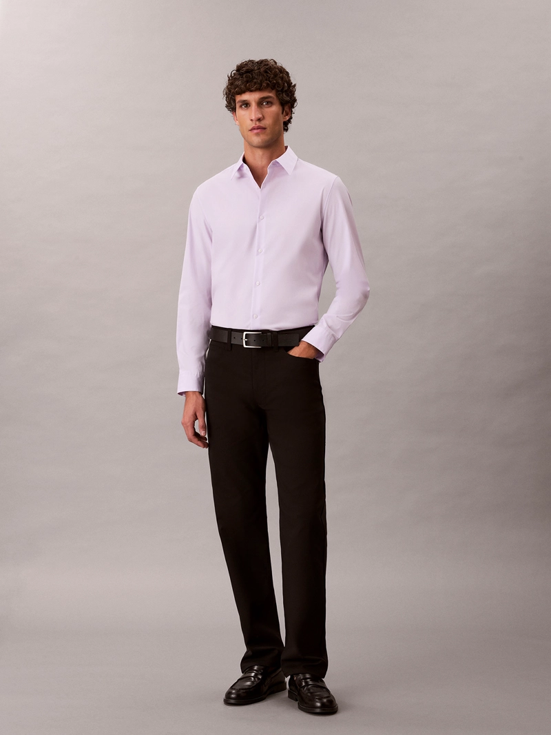CAMISA SLIM STRETCH EN ALGODON SUPIMA - 2
