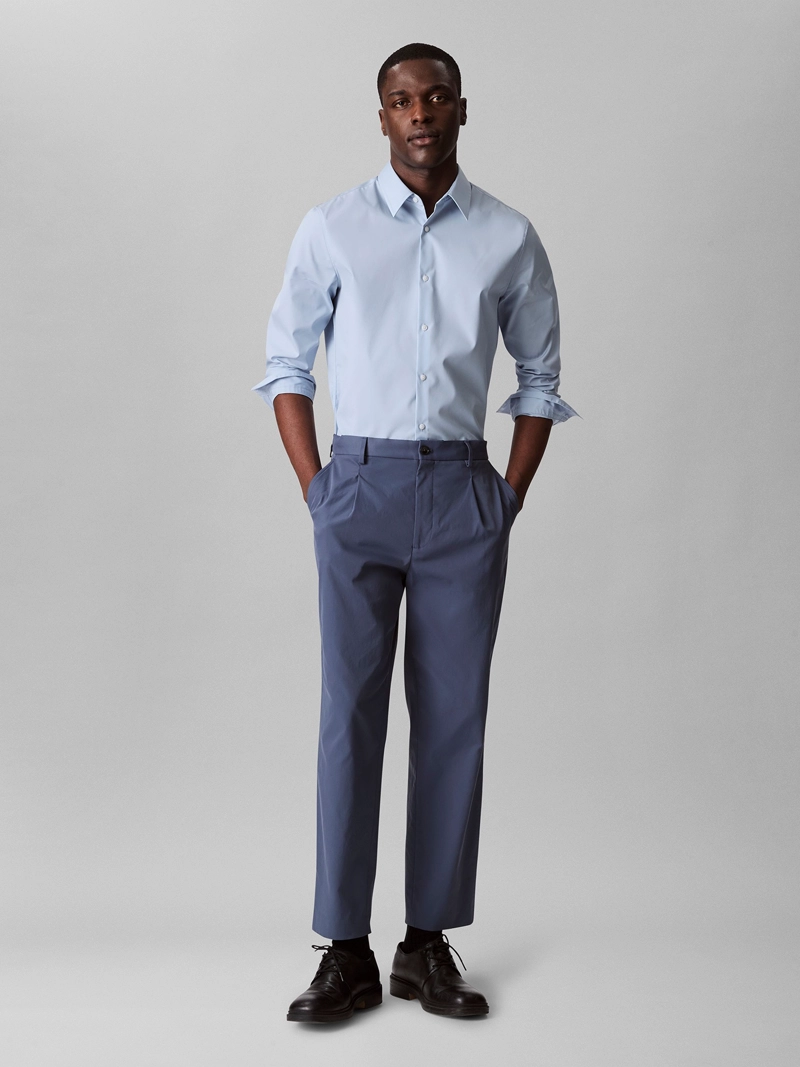 CAMISA SLIM STRETCH EN ALGODON SUPIMA - 2