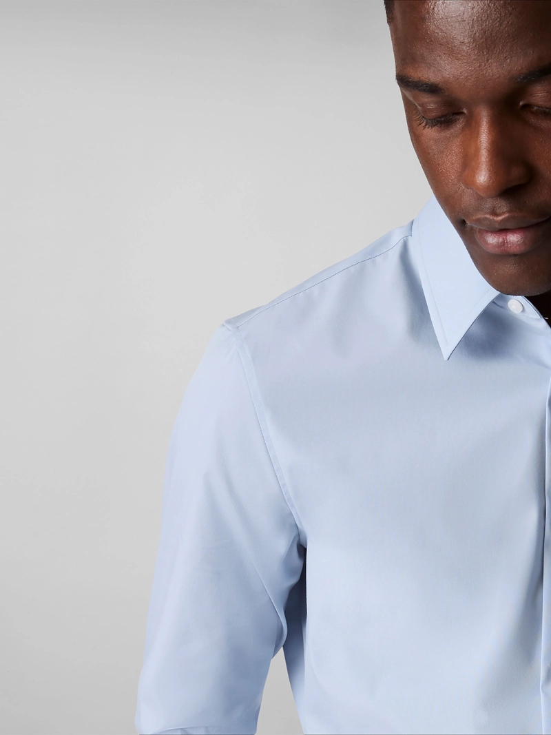 CAMISA SLIM STRETCH EN ALGODON SUPIMA - 4