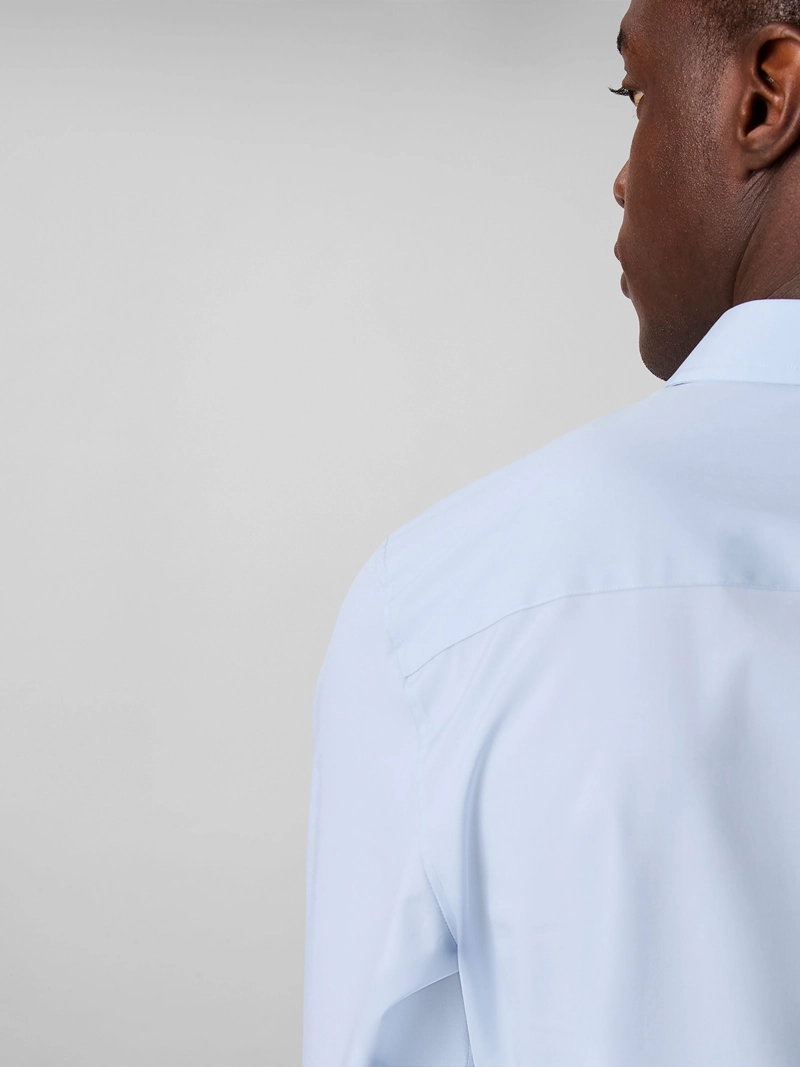 CAMISA SLIM STRETCH EN ALGODON SUPIMA - 5