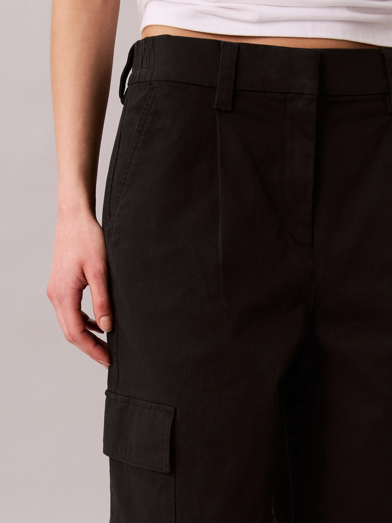 PANTALON CARGO CON CINTURA ELASTICA - 5