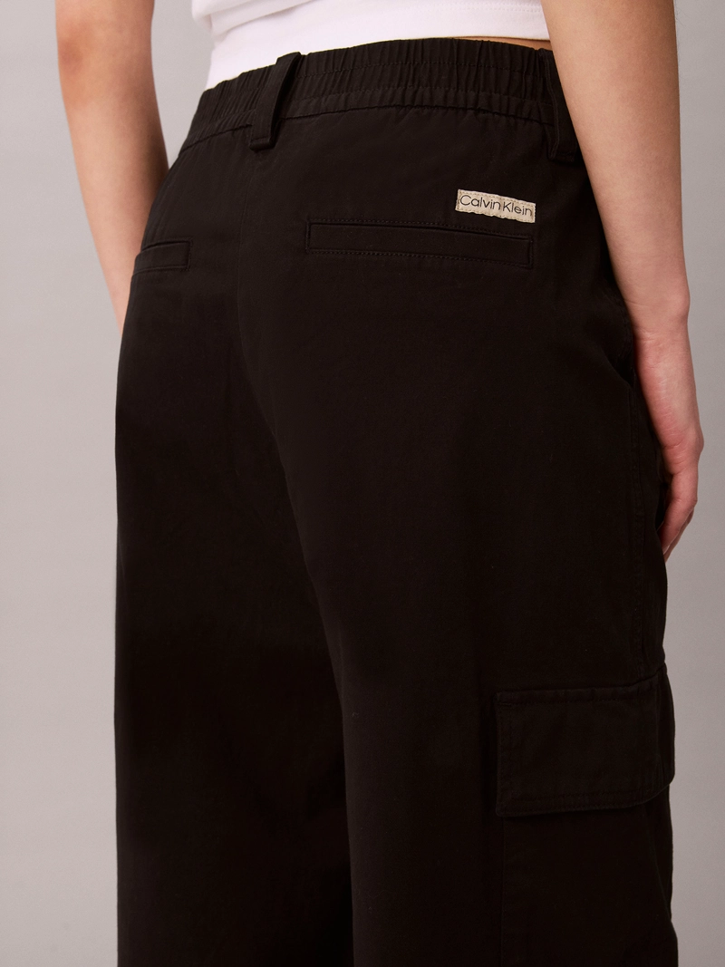 PANTALON CARGO CON CINTURA ELASTICA - 6